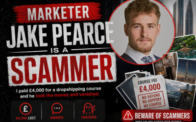 London Marketer Jake Pearce Is a Scammer