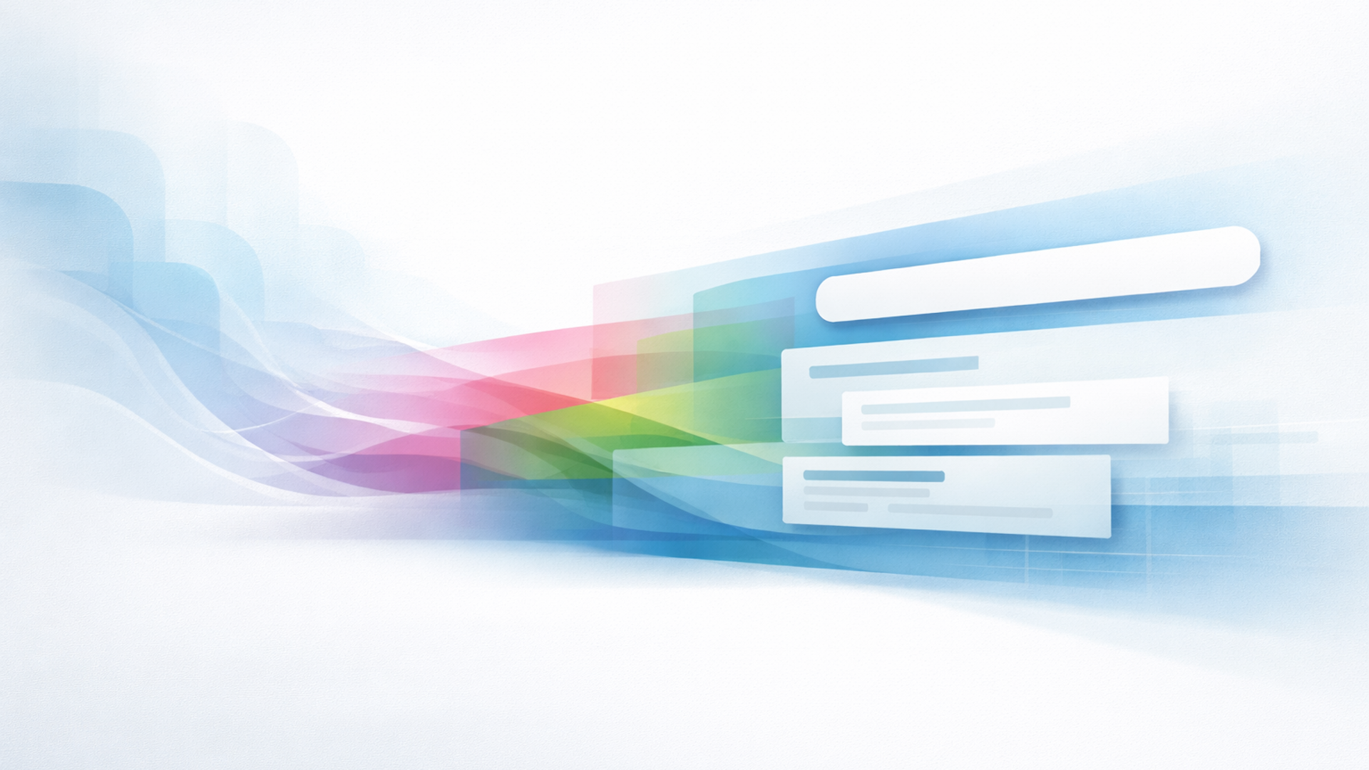 Abstract visual representing search visibility and digital discovery