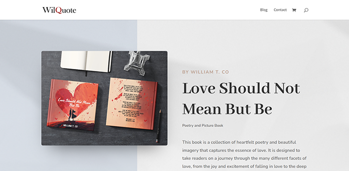 wilquote implicit atelier website portfolio